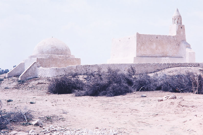 Fotografia di Costantino Dardi alle architetture di Djerba, Kodachrome, Collezione MAXXI Architettura